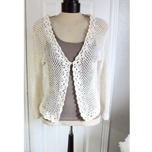 🌎CATO ~Crochet cardigan (Large)